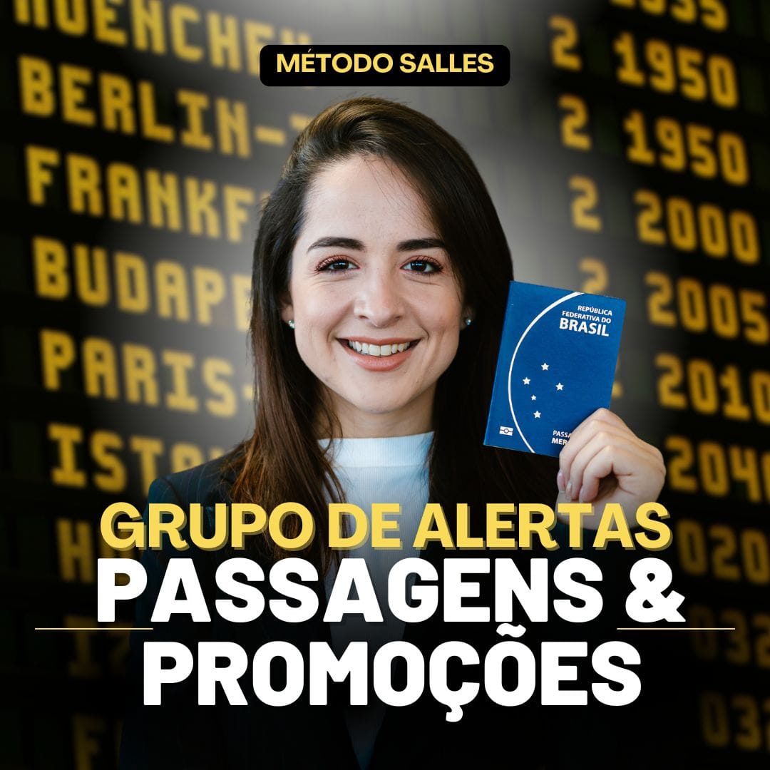 Grupo de Alertas Passagens e Promoções Método Salles