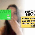 Cartão da Wise e titulo do blog